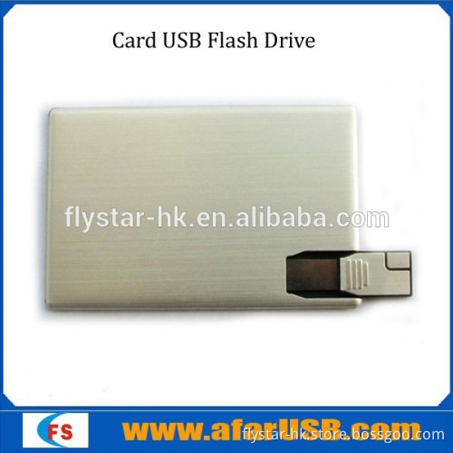 Full capacity credit card USB flash drive with oem custom logo